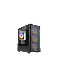 FAZEON F1 650W 80+ BRONZE 4x120MM RGB FANLI mATX MESH KASA - 2